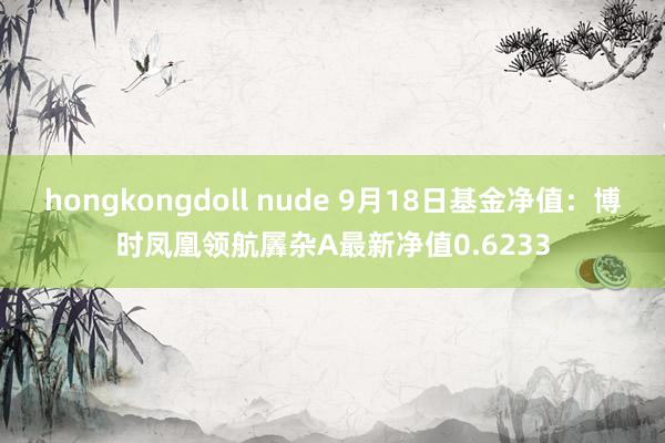 hongkongdoll nude 9月18日基金净值：博时凤凰领航羼杂A最新净值0.6233