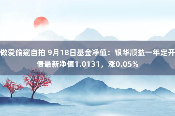 做爱偷窥自拍 9月18日基金净值：银华顺益一年定开债最新净值1.0131，涨0.05%