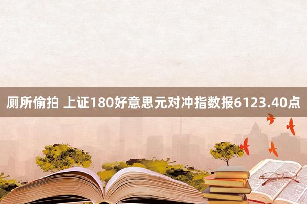 厕所偷拍 上证180好意思元对冲指数报6123.40点