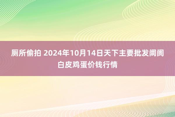 厕所偷拍 2024年10月14日天下主要批发阛阓白皮鸡蛋价钱行情