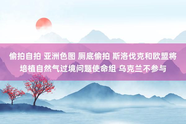 偷拍自拍 亚洲色图 厕底偷拍 斯洛伐克和欧盟将培植自然气过境问题使命组 乌克兰不参与