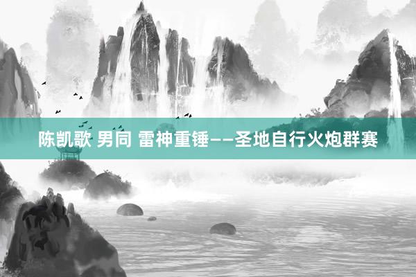 陈凯歌 男同 雷神重锤——圣地自行火炮群赛